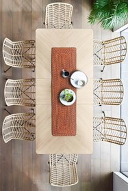 Resim Cesta El Yapımı Kiremit Runner 37x136 4032 - Kiremit / 37 x 136 