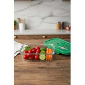 Resim Sanrio Lisanslı Cam Gıda Saklama Kabı (640ML) - Cinnamoroll 