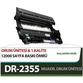 Resim For Brother Dr-2355 | Mfc-L2700Dw Siyah Drum Ünitesi Uyumlu 