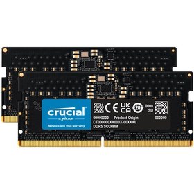 Resim Crucial Ct2k8g48c40s5 16 Gb 2x8 Ddr5 4800mhz Cl40 Notebook Bellek 