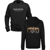 Resim Iron Maiden Tasarımlı Resimli Siyah Ön Arka Baskılı Çocuk Sweatshirt 