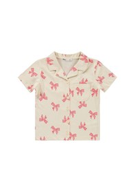 Resim Civil Girls Fiyonk Desenli 6-9 Yaş Pijama Takımı - Fil Dişi 