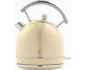 Resim Swann Retro Elektrikli Su Isıtıcısı, 1,8 Litre, 2200 W, Otomatik Kapanma ve Strix Controller 