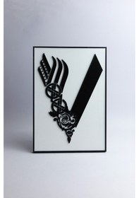 Resim Vikings - 3 Boyutlu Tabela - 14cm X 20cm X 1cm 