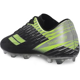 Resim Slazenger CAMBLY Erkek FG Krampon Futbol Ayakkabı Siyah Yeşil 