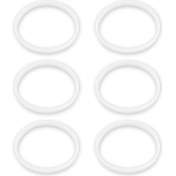 Resim Ninja Sıkacağı Blender Bardakları Yedek Parça Contaları Için 6'lı Kauçuk Conta Yedek Contası Beyaz O-Ring BL770 Küçük (Yurt Dışından) 