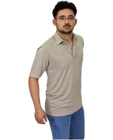 Resim Erkek Gömlek Yaka Tişört T6064 Bgl-st04541 Taş 