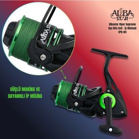 Resim Albastar Viper Supreme Kıyı Olta Seti - İp Misinalı - Vpr101 