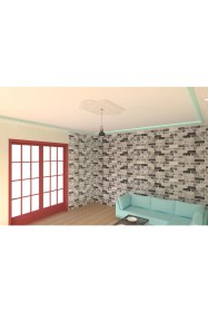 Resim Motifpiyer Lamba Tavan Göbeği-55-Dikdörtgen-56 x 95 cm-2 Adet 