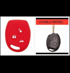 Resim Fiesta Mondeo Focus Transit Fusion Silikon Anahtar Koruma Kılıfı 