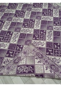 Resim Savan Dokuma Halı Örtüsü 6m² Kale Lila3 Lila 