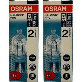 Resim Allians Enerji Tasarruflu 20W Sarı Işık G9 Halojen Ampul (2'li Set) 