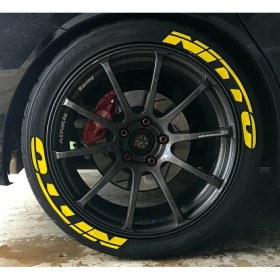 Resim Ne Verelim Size Motosiklet Lastik Yanağı Nitto Sarı Sağ-Sol/ön-Arka 