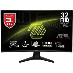 Resim MSI MAG 32C6X 31.5" 250 Hz 1 Ms Full HD Adaptive Sync VA Kavisli Oyuncu Monitör 