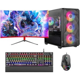Resim Dragos DRX6925 I7 10700F 32GB 512GB Nvme 12GB RTX3060 27 Inç 165Hz Curved Oyuncu Masaüstü Bilgisayarı 