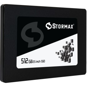 Resim Stormax 512GB SSD 2 5" Sataııı 550-530MB/S Black SER-SMX-SSD30BLCK/512G 