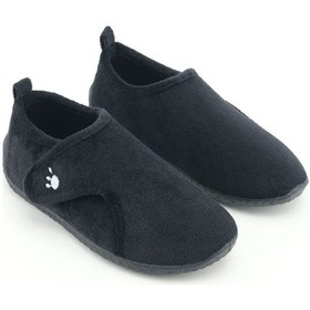 Resim Gezer Kışlık Kız Çocuk Rahat Taban Cırt Cırtlı Ayarlanabilir Ev Okul Kreş Panduf Ayakkabı Siyah 