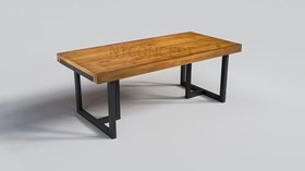 Resim NTConcept Tua Doğal Ahşap Yemek Masası - AMZ-maym104act (85 x 180 cm) 