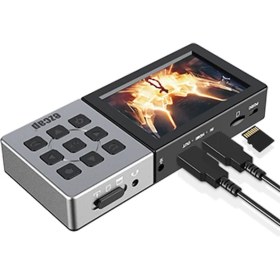 Resim EZCAP273 Hd Recorder Portable Full Hd 1080P 60Hz Tek Tuş 3.5 Inç Ekranlı Taşınabilir Bilgisayarsız Çalışan Video Kayıt Cihazı Mikrofonlu HDMI Video Recorder 