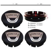 Resim Dacia Siyah Krom Jant Kapak 3a 3d 3bs 
