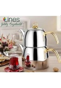 Resim Lines Yıldız Çaydanlık Mega Boy Altın Kulp 