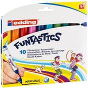 Resim Edding Keçeli Kalem Kalın Funtastıcs 10 LU Set ED14K1099 