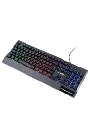 Resim TURBOX Paddock TR-K115 USB Kablolu Rainbow Gaming Standart Q Rainbow Aydınlatma Klavye 