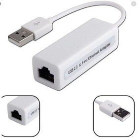 Resim USB To Ethernet Kartı Kablolu Ethernet Çevirici Dönüştürücü 