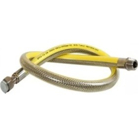 Resim Mutfak Avm 100 cm Doğalgaz Ocak Fırın Hortum Fleksi Gaz Bağlantı Hortumu Borusu 1/2-1/2 100 cm Doğalgaz Flex 