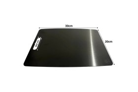 Resim Feyza Design Paslanmaz Çelik Kesme Tahtası 20X30 Cm, Çok Amaçlı, Mutfakta Güvenle Kullanım 