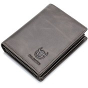 Resim Bullcaptaın-15 Kart Yuvalı Erkek Deri Cüzdan Büyük Kapasiteli Y25361gy Gri 