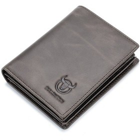 Resim Bullcaptaın-15 Kart Yuvalı Erkek Deri Cüzdan Büyük Kapasiteli Y25361gy Gri 