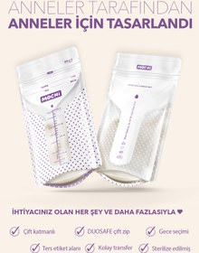 Resim Mochi - Anne Sütü Saklama Poşeti 50'li Paket 
