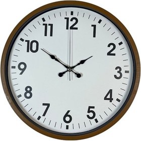 Resim Zentime 36 Cm Kahverengi Dekoratif Duvar Saati Açık 