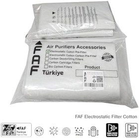 Resim Faf Fresh Air Filter 10 Adet Elektrostatik Pamuk, Xiaomi Purifier Serileri İle Uyumlu Hava Temizleyici Filtre Üstü Elektrostatik Toz Tutucu Koruyucu (PRO H) 