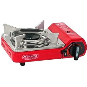 Resim Orcamp Pro Mini Çantalı Gaz Stop Emniyetli Kamp Ocağı Kırmızı 