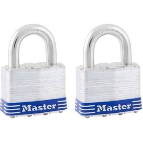 Resim Master Lock Anahtarlı 5t Dış Mekan Asma Kilit, 2 Paket Anahtarlı 