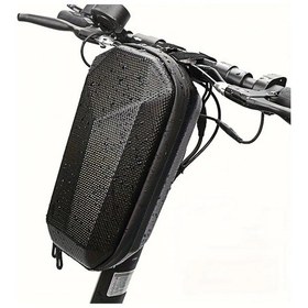 Resim Chuangyinshop Siyah Detachable Bike Bag Canta Sert Kabuklu Motorcycle Storage Folding Bikes Electric Scooters Siyah 