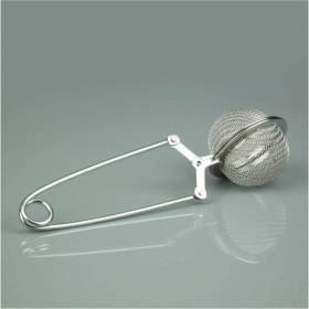 Resim Paslanmaz Çelik Bitki Çayı Demleme Süzgeci, Sağlıklı ve Kolay Kullanım 