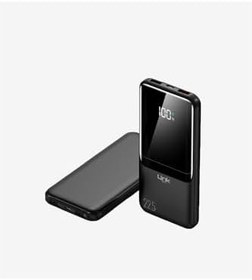 Resim Linktech EF94 Strong 22.5W Çevre Dostu 9000mAh Powerbank, Siyah 