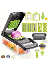 Resim Altron 16 Parça Hazneli Sebze Doğrayıcı Dilimleyici Kesici Çok F 