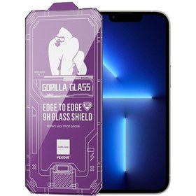 Resim Cbtx iPhone Uyumlu 13 Pro Wk Wtp-068 Kral Kong Vacha Corning 9d Kavisli Hd Temperli Cam Film 