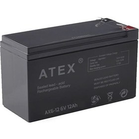 Resim Atex Akü 6V 12A (15X9X5CM) Atex 