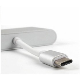 Resim Type-C To 3 In 1 Vga Usb 3.0 Type-C MacBook Uyumlu Projeksiyon Kablo 