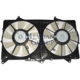 Resim Toyota Camry- 2001-2004- Radyatör Ve Klima Fan Davlumbazı Çiftli Komple 9+7 Kanat 
