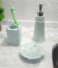Resim Genel Markalar Deniz Feneri Mavi Model 3 Lü Banyo Seti 