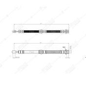 Resim SVAC 72-114 Fren Hortumu Ön Sol Sağ Carisma 96-06 - Volvo S40 / V40 95-04 