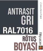 Resim izmir bit pazarı Antrasit Gri - Beyaz Eşya Rötuş Boyası 25ml - Ral7016 
