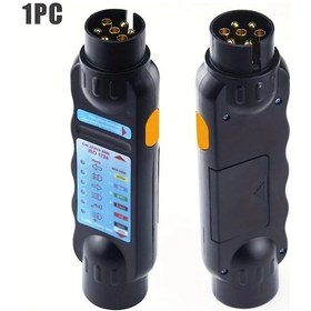 Resim Hightower 12v 7 Pin Avrupa Standartları Çekici Test Cihazı Soket Adaptörü 1 Adet 
