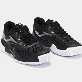 Resim Joma Trolw2501c Roland 2501 Erkek Siyah Toprak Kort Tenis Ayakkabı Siyah 